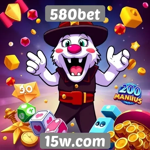 Variedade de jogos disponíveis no 580bet